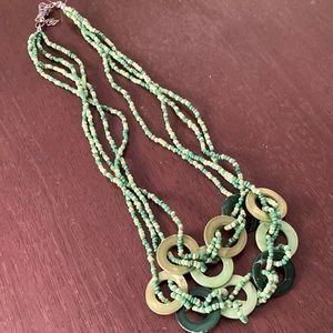 Intricate Jade Green Necklace